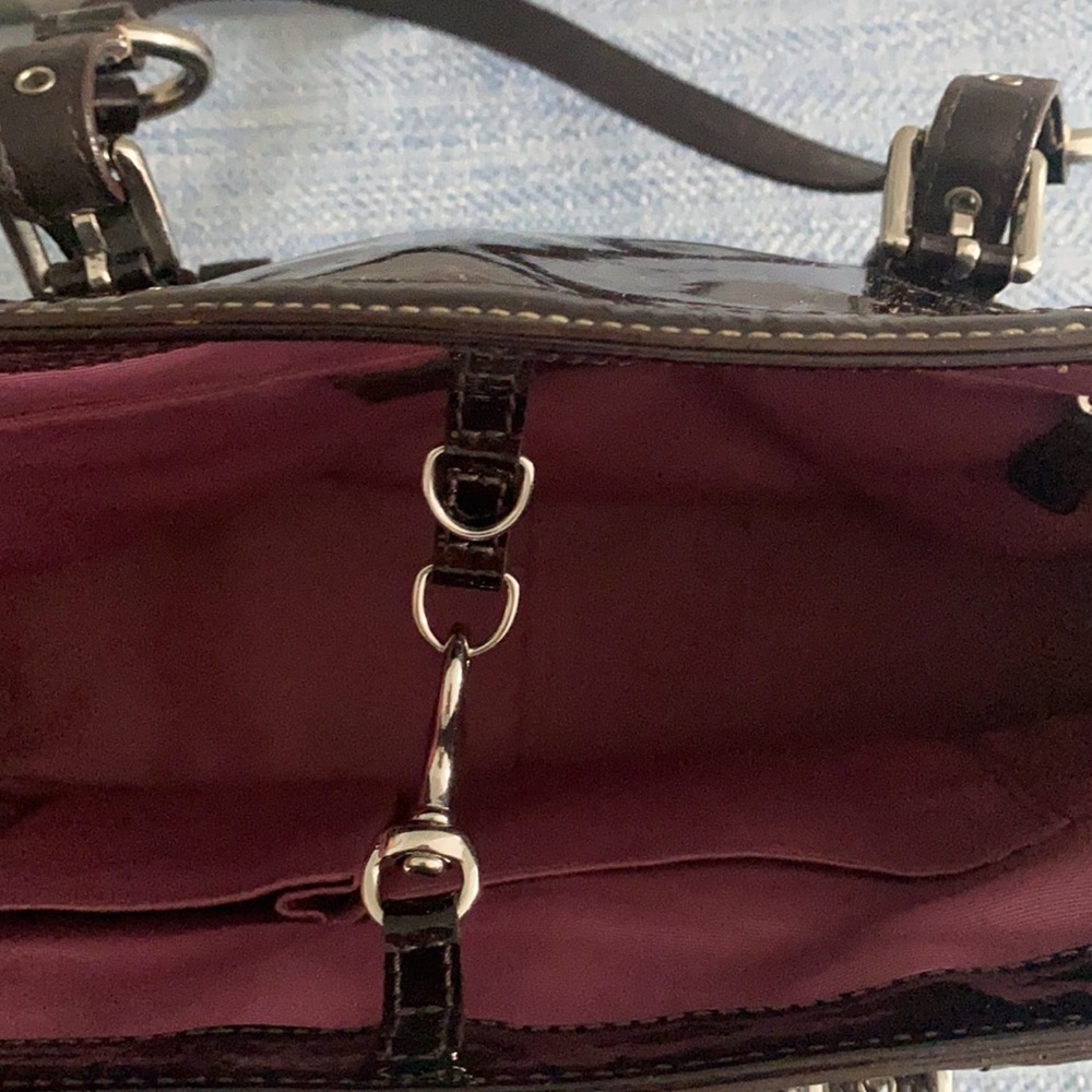 Leather Coach bag - Picture 3 of 7